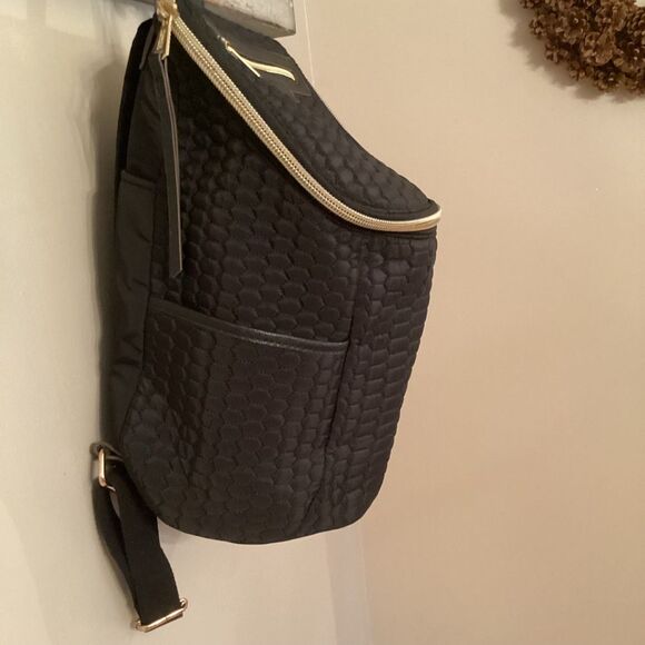 AIMEE KERSTENBERG BLACK QUILTED SARDINA BACKPACK - Picture 10 of 14